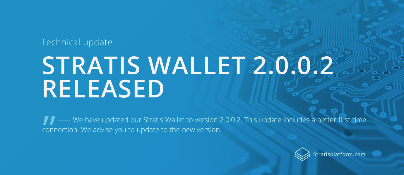 STRATIS Twitter Card 016 Wallet Update 0120 001